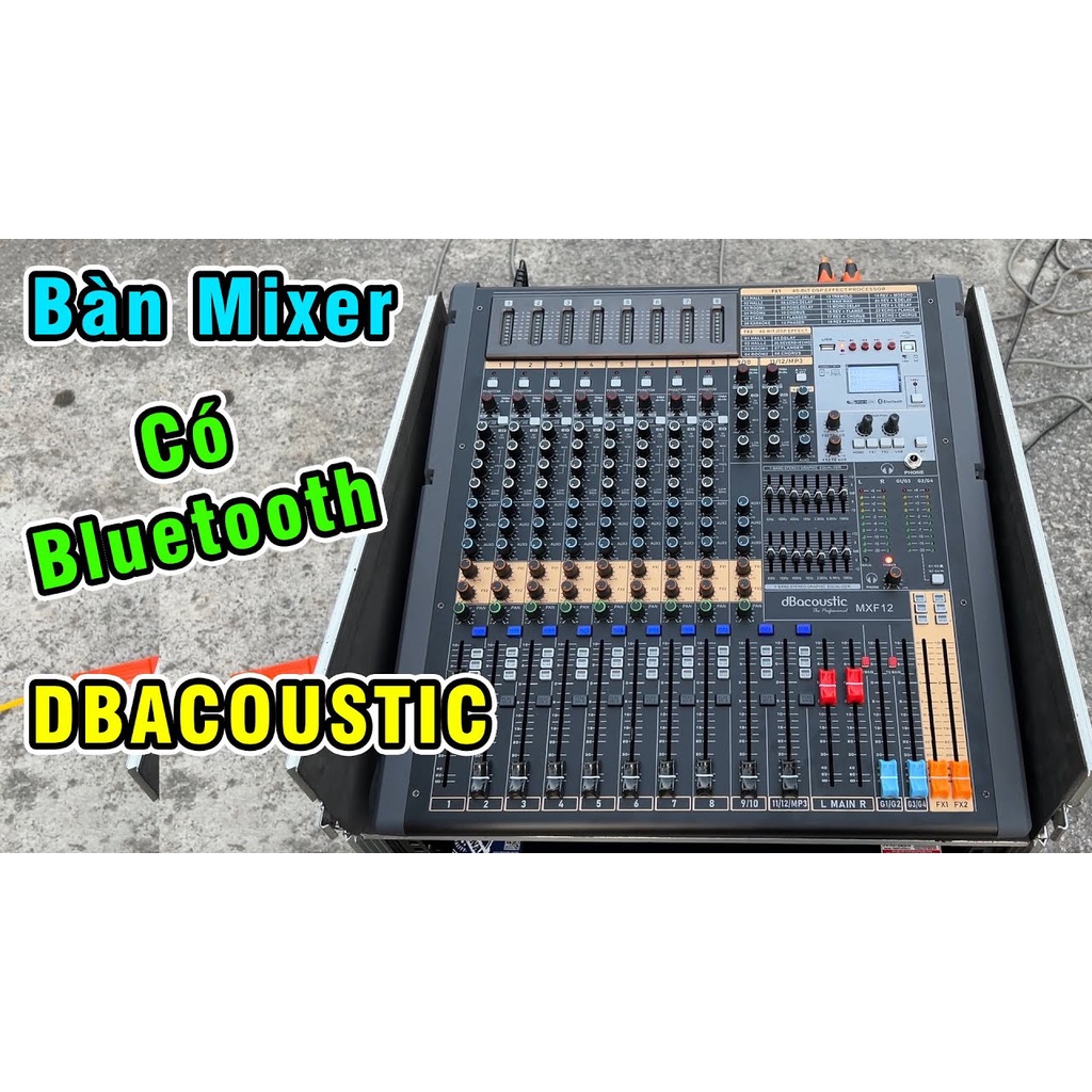 HCM Mixer bàn dB Acoustic MFX12 - Hàng Chính Hãng năm 2022 - Gia Khang Shop