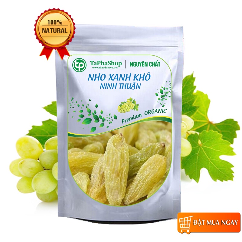 Nho xanh sấy khô - Thảo dược Tấn Phát