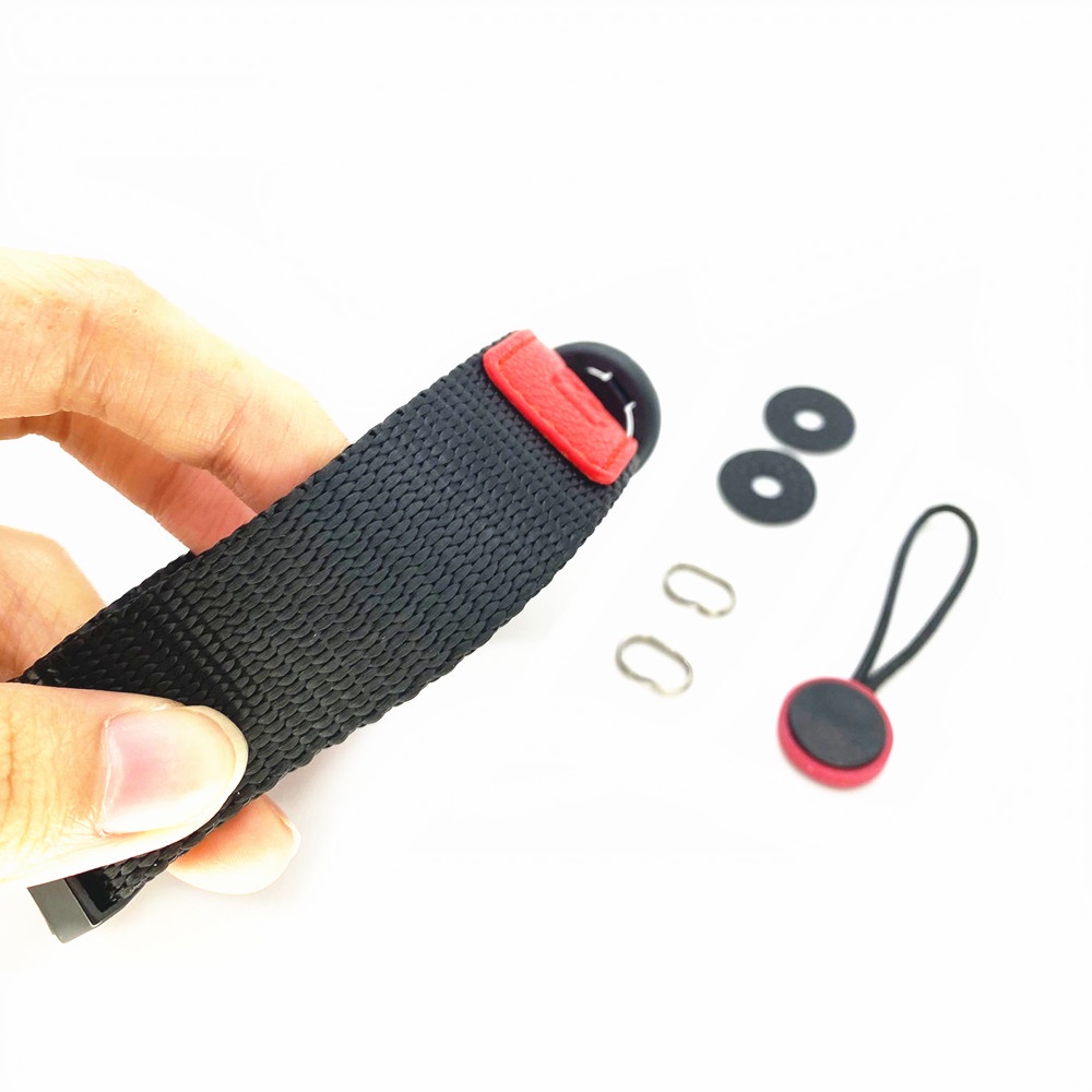Dây Đeo Cổ Tay Bằng Da PU Nylon Có Khóa Cài Nam Châm Tháo Rời Được Cho Máy Ảnh DSLR