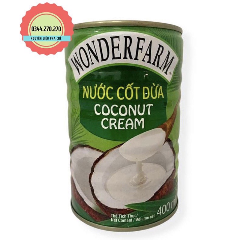 Nước cốt dừa Wonderfarm 400ml