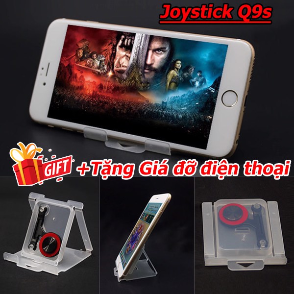 Nút chơi game Joystick Mobile A9 cho điện thoại - Full box tặng kèm Iring