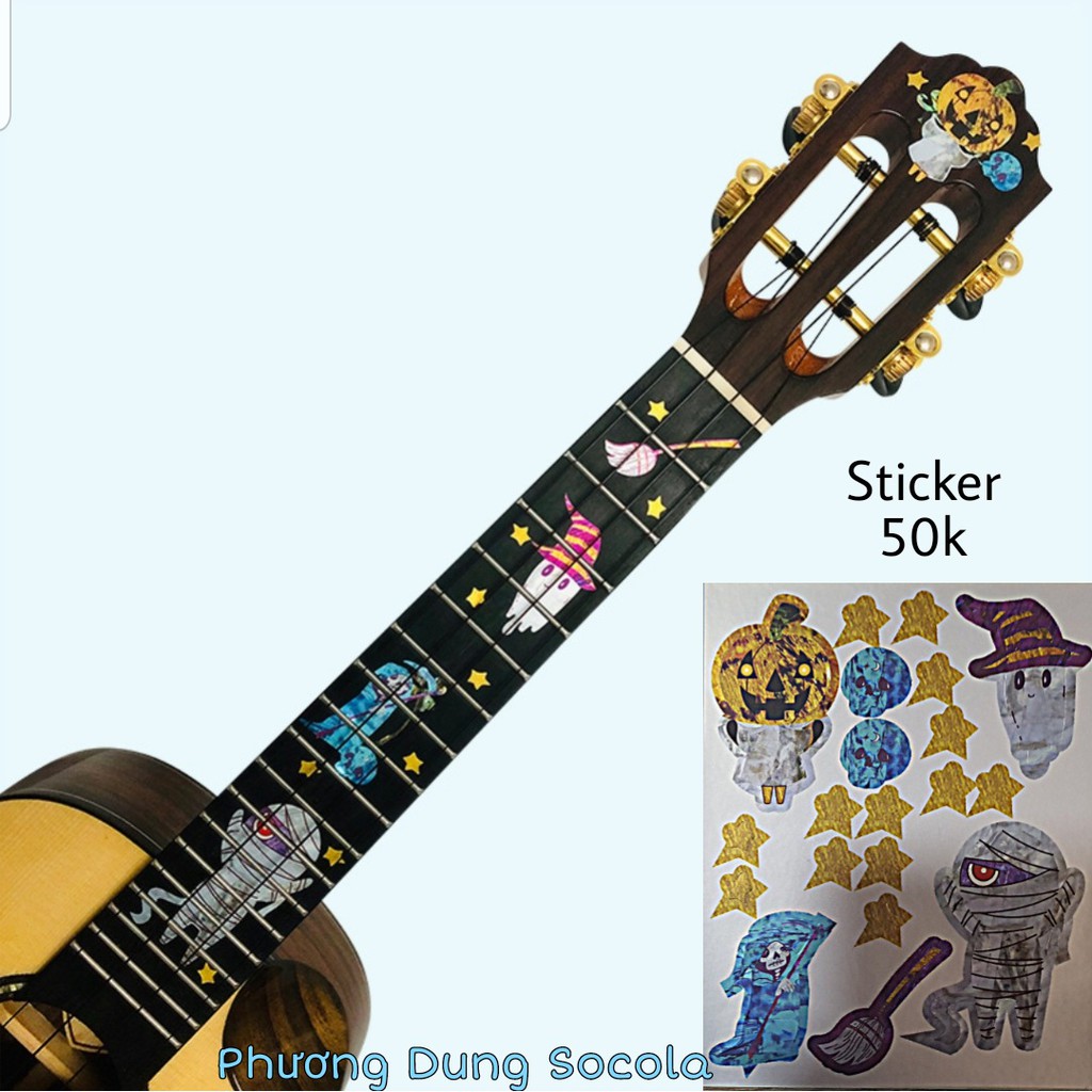 Sticker dán cần đàn Ukulele