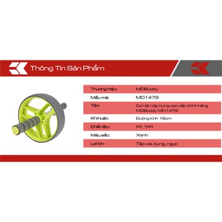 CON LĂN TẬP BỤNG 1 BÁNH MDBUDDY MD1479