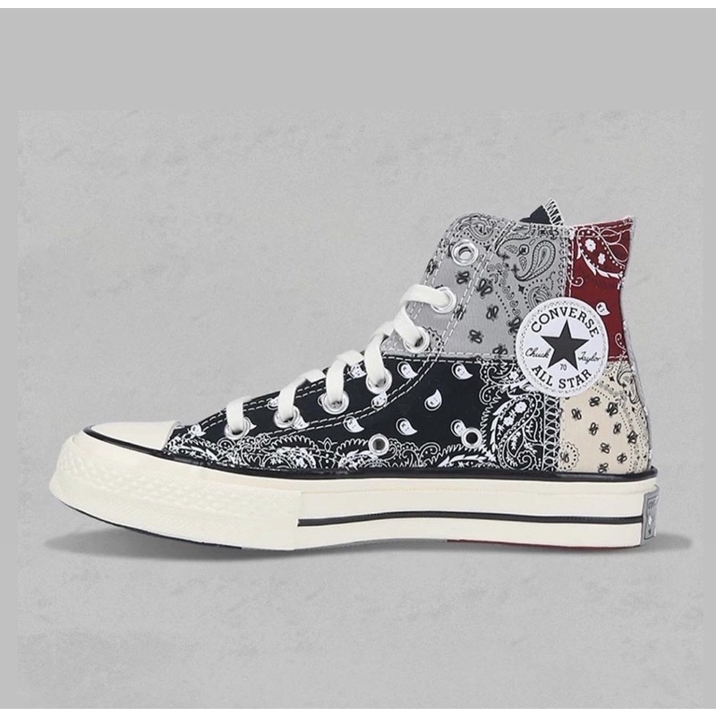 Giày Converse Black Bandana 70s