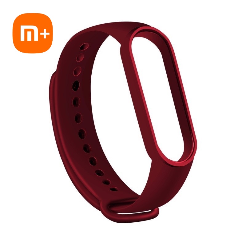 Dây Đeo Silicone Màu Hồng Thay Thế Cho Đồng Hồ Thông Minh Xiaomi Mi Band 5 6 3 4 5 6 Mi5 Miband 5 3/4/5/6