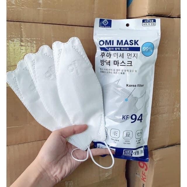 Khẩu trang y tế 4 lớp kf94 OMI MASK chống bụi mịn và kháng khuẩn thời thumbnail