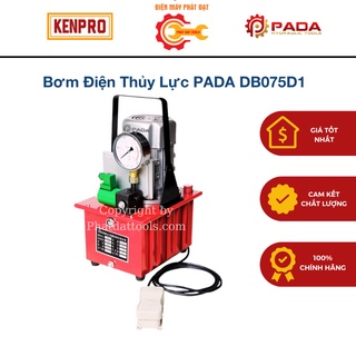 Bơm Điện Thủy Lực DB075D1-Trạm Nguồn Thủy Lực Van Từ-Công Suất 750W-Bình Dầu 7L-Chính Hãng PADA