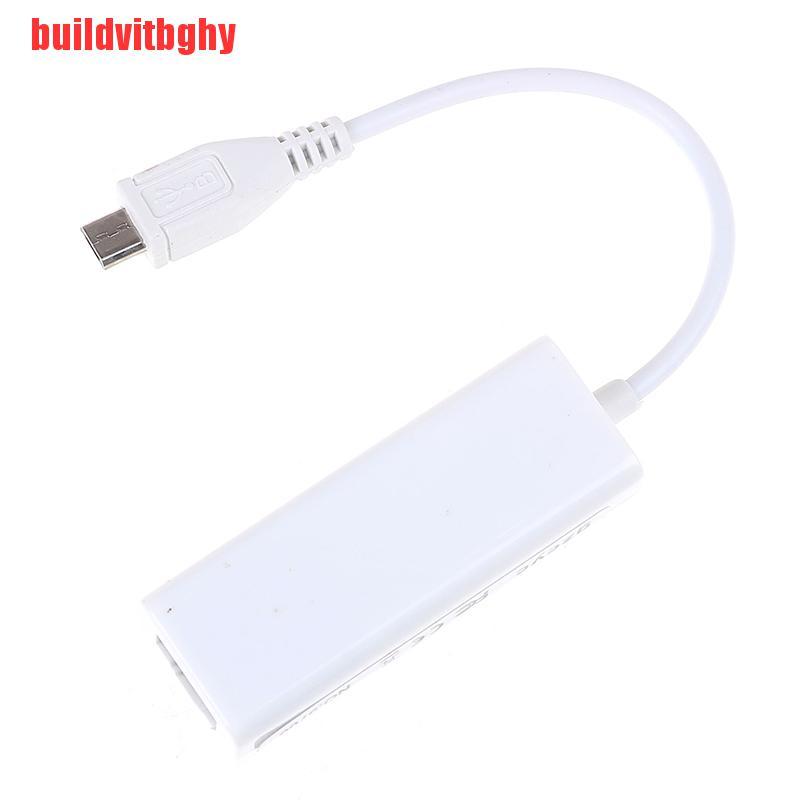 Bộ Chuyển Đổi 5-pin Micro Usb 2.0 Sang Rj45 Lan Ethernet 100mbps Cho Tablet Pc Ihl