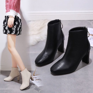 Bốt nữ cổ tròn 7 phân (mã 1761)
