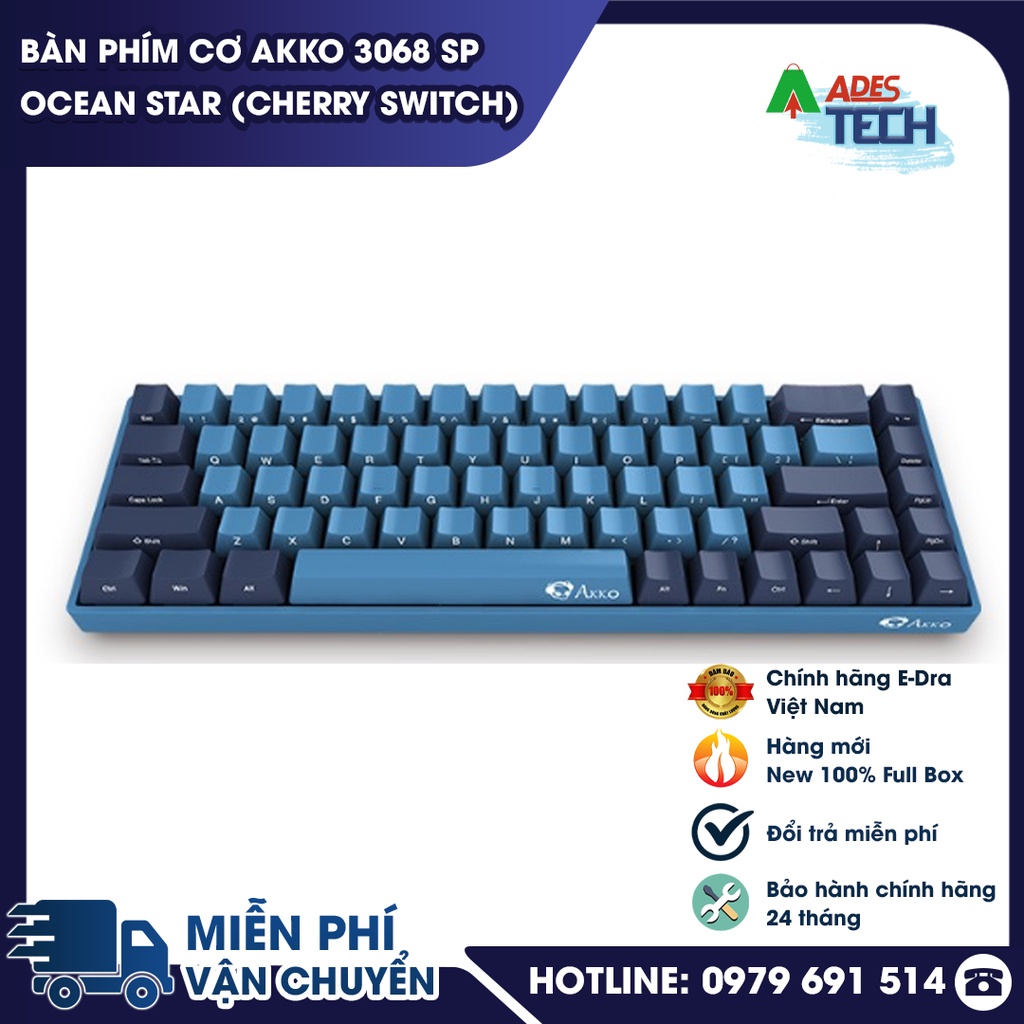 Bàn phím cơ AKKO 3068 SP Ocean Star  | Bảo hành 12 tháng