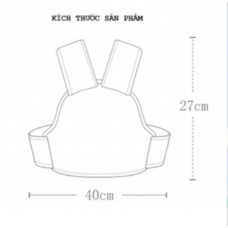 Đai xe máy vải lưới Kiluta an toàn cho bé