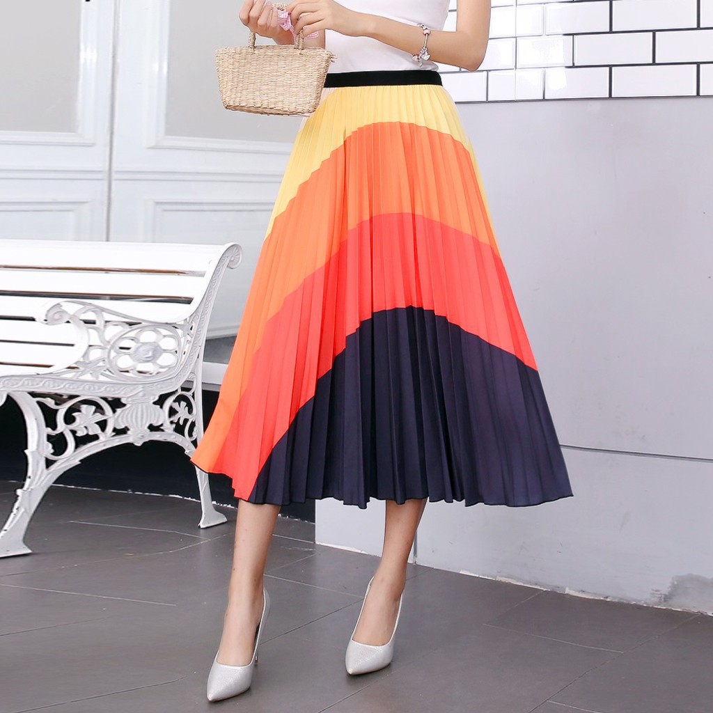 Chân Váy Nữ Lưng Cao Xếp Ly Thời Trang | BigBuy360 - bigbuy360.vn