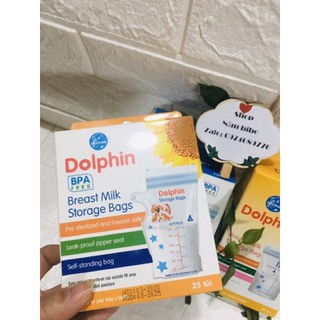 Túi trữ sữa Dolphin 100ml(40 tờ) , 150ml( 25tờ)