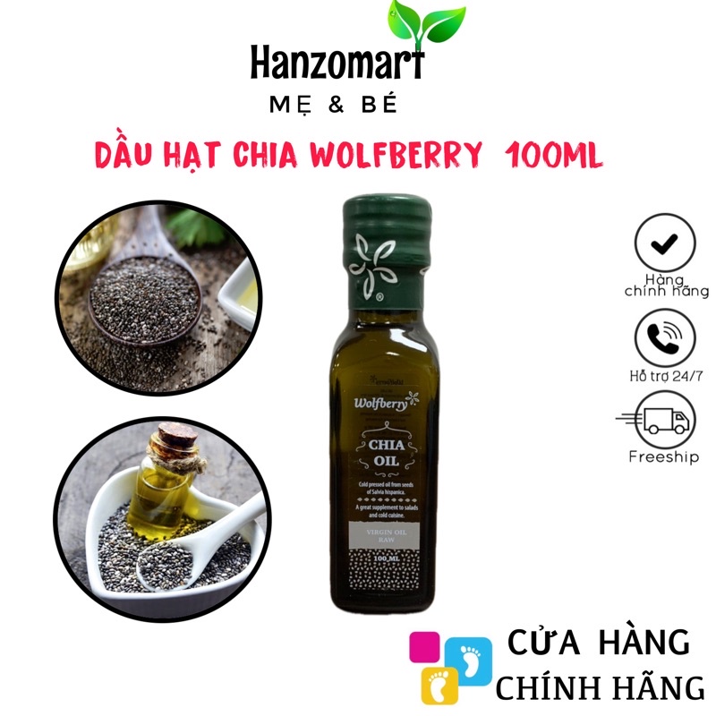 [Wolfberry] Dầu hạt chia Wolfberry 100ml