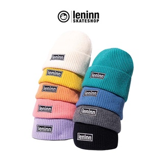 Mũ leninn logo knitted beanie
