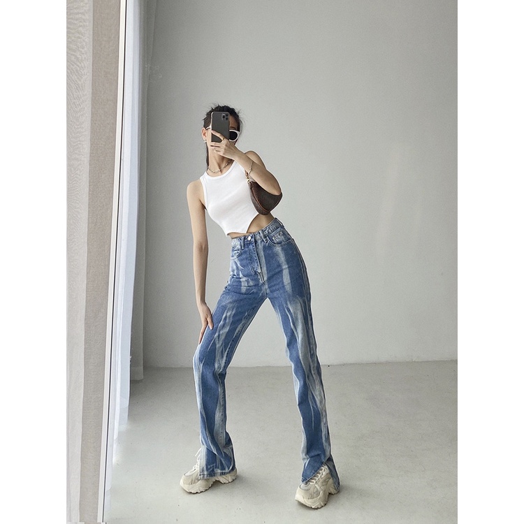 Áo Croptop Nữ Trơn Ba Lỗ 3 Màu BOM HOUSE Chất Liệu Thun Gân
