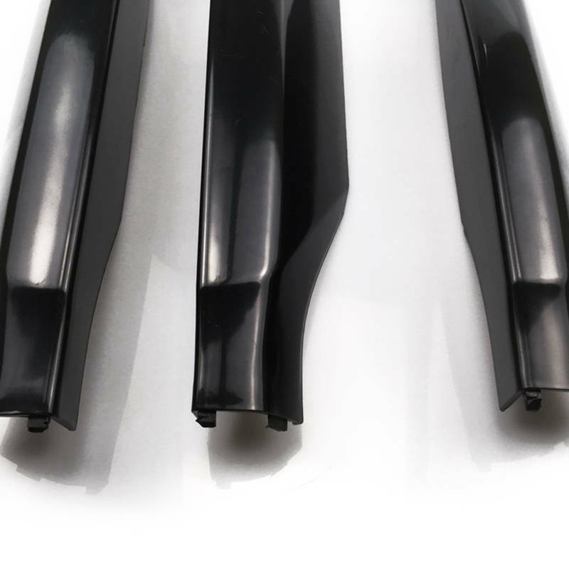 Set 4 Vỏ Bọc Bảo Vệ Nóc Xe Hơi Toyota Prado FJ150 2010-2019 Bằng ABS Màu Đen