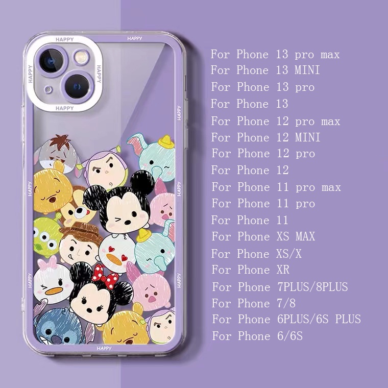 Ốp Điện Thoại Trong Suốt Chống Sốc Thời Trang Cho IPhone 11 12 13 14 Pro Max Mini XR XS X 8 7 6 6S Plus