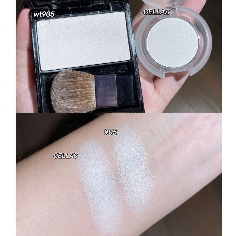 Phấn bắt sáng mẫu wt905 đơn sắc trang điểm tự nhiên có độ bóng cao
