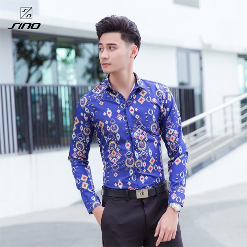 Áo Sơ Mi Nam FLASHBACKS Dài Tay -  SM00008 Dài Tay Cổ Bẻ - Thời Thượng - Hàng Xuất Khẩu Cao Cấp - Phong Cách Hàn Quốc | BigBuy360 - bigbuy360.vn