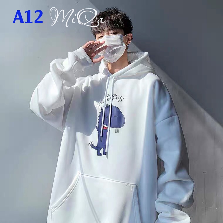 Áo Nỉ Bông Thời Trang UNISEX Hoạ Tiết Khủng Long 2 Răng Ngộ Nghĩnh 🦕 / HOODIE FREESIZE 💜 MiQa 💜 #17 | BigBuy360 - bigbuy360.vn