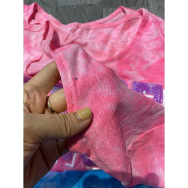 SALE áo phông suông chữ nhũ cho bé gái 30-55kg người lớn bon chen được