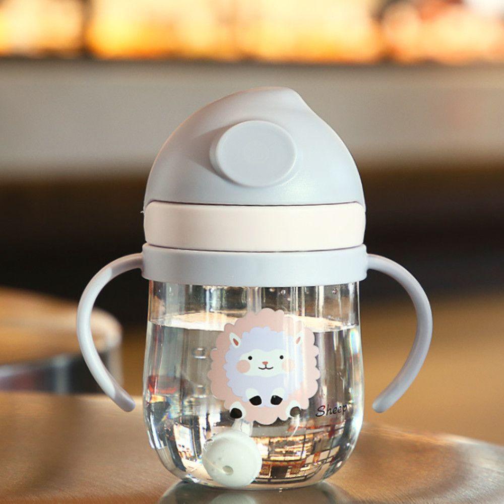 KUNHEV Bình Uống Nước Chống Tràn Họa Tiết Hoạt Hình Dễ Thương Cho Các Bé
