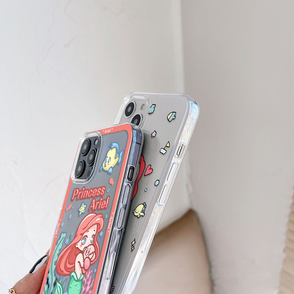 Ốp Điện Thoại Hình Nàng Tiên Cá Cho Iphone 11 Pro Max 12 Pro Max 13 Pro Max Mini Iphone 6 7 Iphone 8 Iphone 6 7plus Iphone Se 2020 Iphone X Xs Xr 5 4