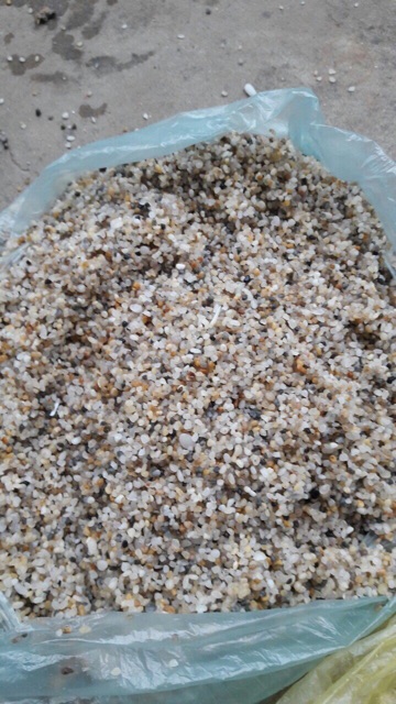 Sỏi biển cát màu rải bể cá túi 1kg