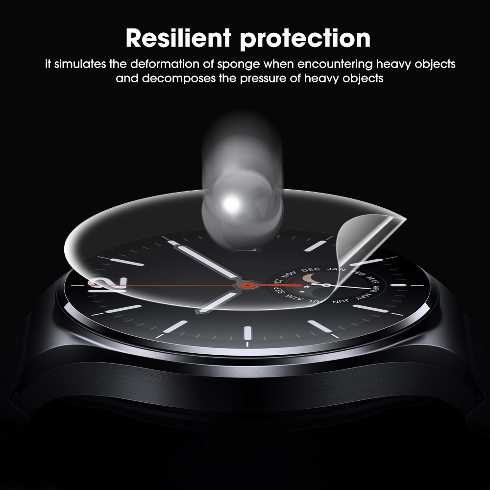 1 Miếng Dán TPU HD Trong Suốt Chống Trầy Chống Nước Bảo Vệ Màn Hình Cho Đồng Hồ Thông Minh Xiaomi Watch S1 /