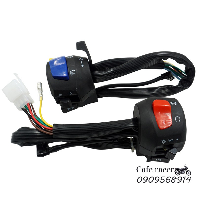 Bộ cùm công tắc xe mô tô GD110 YB125 CG125 Husky 125 win 100 67