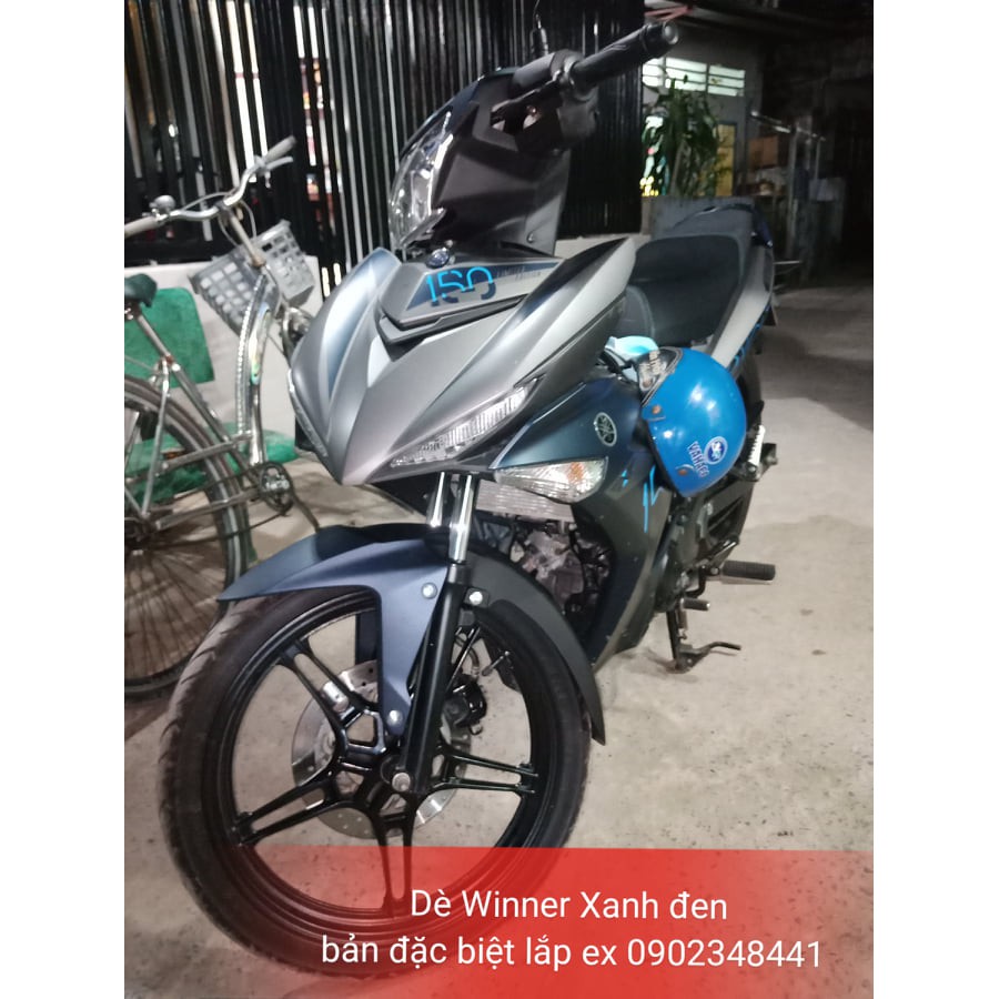 Dè Winner lắp Ex màu xanh nhám chắn bùn 90% màu Xanh