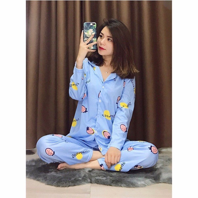 "  🎵“Nghe đài báo gió mùa Đông Bắc về Nàng diện gì khi trời trở lạnh đây?”  💕  Bộ ngủ PIJAMA Ai cũng mặc đều Xinh " 😍