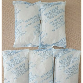 5 GÓI HÚT ẨM SILICA GEL LOẠI 100GR/CHUYÊN DÙNG CHO MÁY ẢNH, PHỤ KIỆN MÁY ẢNH