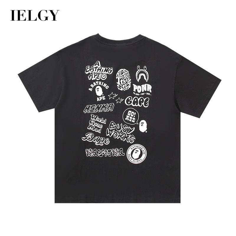 Ielgy harajufeng graffiti Nam Tay Ngắn