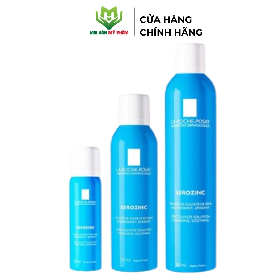 Xịt khoáng làm dịu da và làm sạch da dầu mụn La Roche-Posay Serozinc Zinc Sulfate Solution Cleansing, Soothing