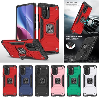Ốp điện thoại giáp chống sốc có vòng đỡ nam châm thời trang cho xiaomi poco f3 poco f2 pro poco x3 nfc poco x3 pro m3