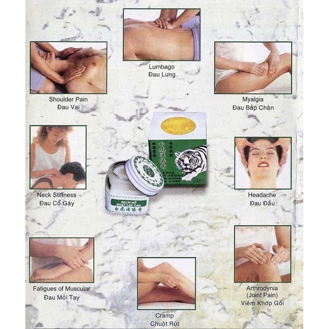 Cao bạch hổ Hoạt lạc cao 8g/20g