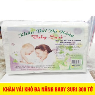 Khăn vải khô đa năng Baby Suri 300 tờ