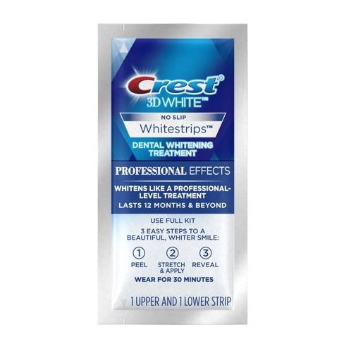 Miếng trắng răng Crest 3D whitestrips Professional tách lẻ