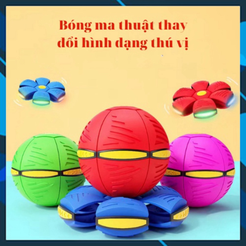 Bóng yêu thuật đổi mới hình thể cho bé, đĩa bay UFO tự này nhiều sắc màu có đèn led
