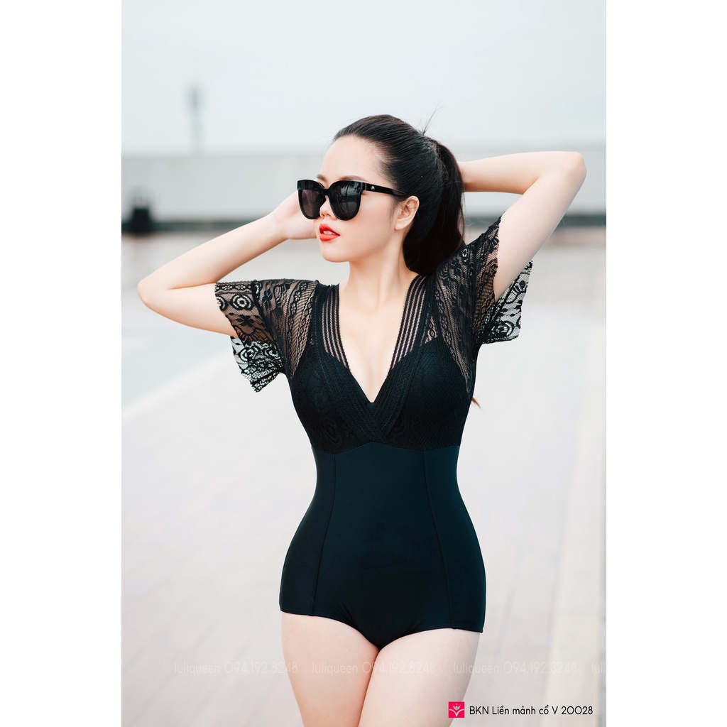 Bikini liền mảnh cổ V SIÊU MỚI LẠ hàng cao cấp chất đẹp - Giá tốt, có ảnh thật