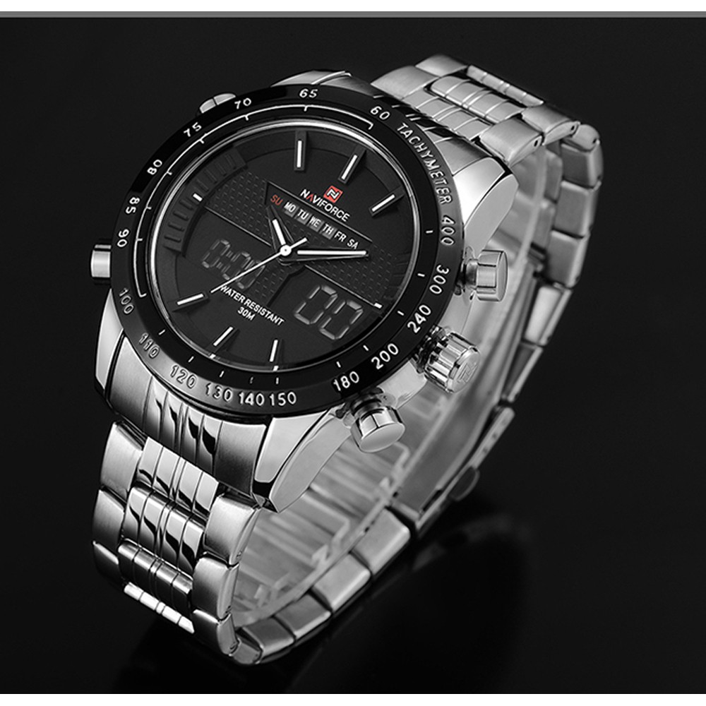 Đồng Hồ Quartz NAVIFORCE Chất Liệu Thép Không Gỉ, Chống Thấm Nước