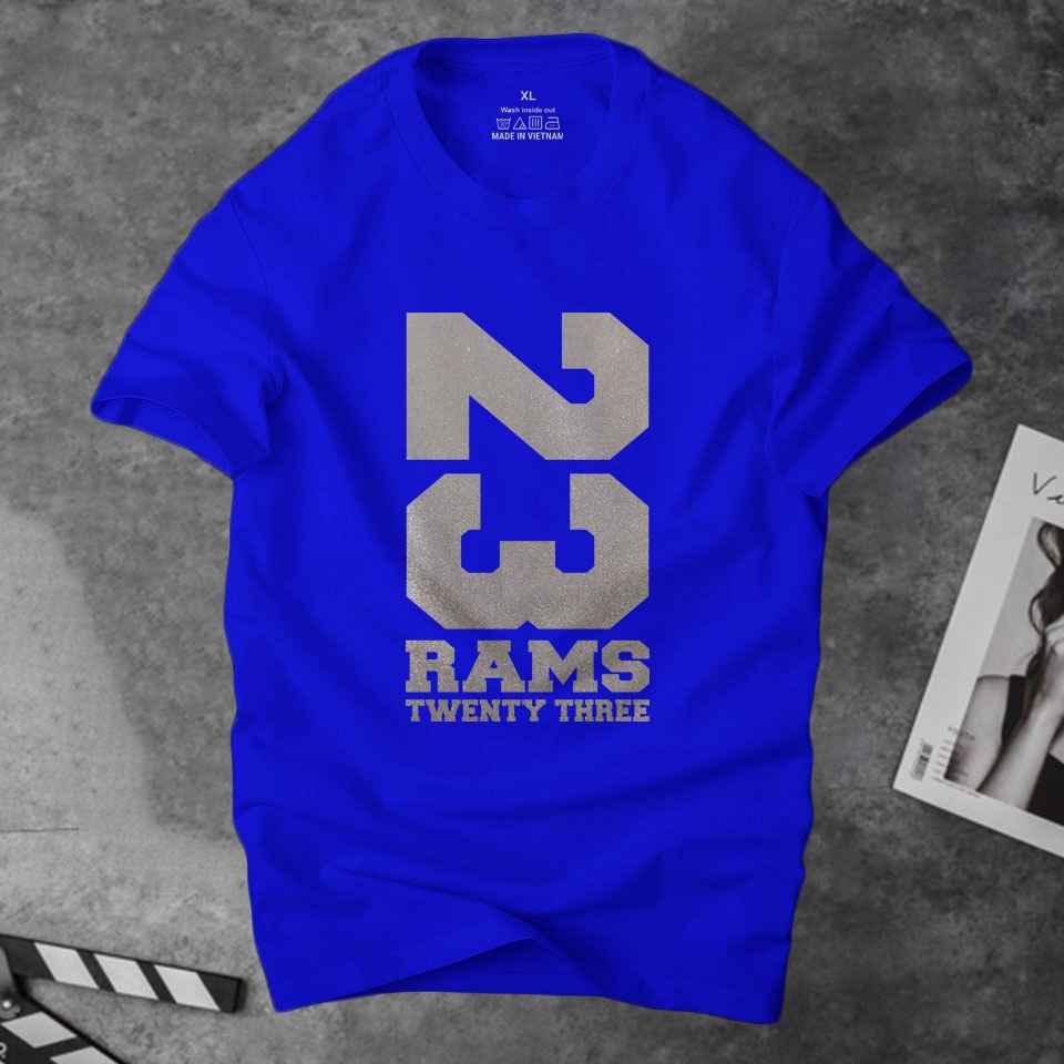 Áo thun nam đẹp Rams 23 thời trang cá tính , chất vải thun cotton 4 chiều thoáng mát co giãn tốt | ursport