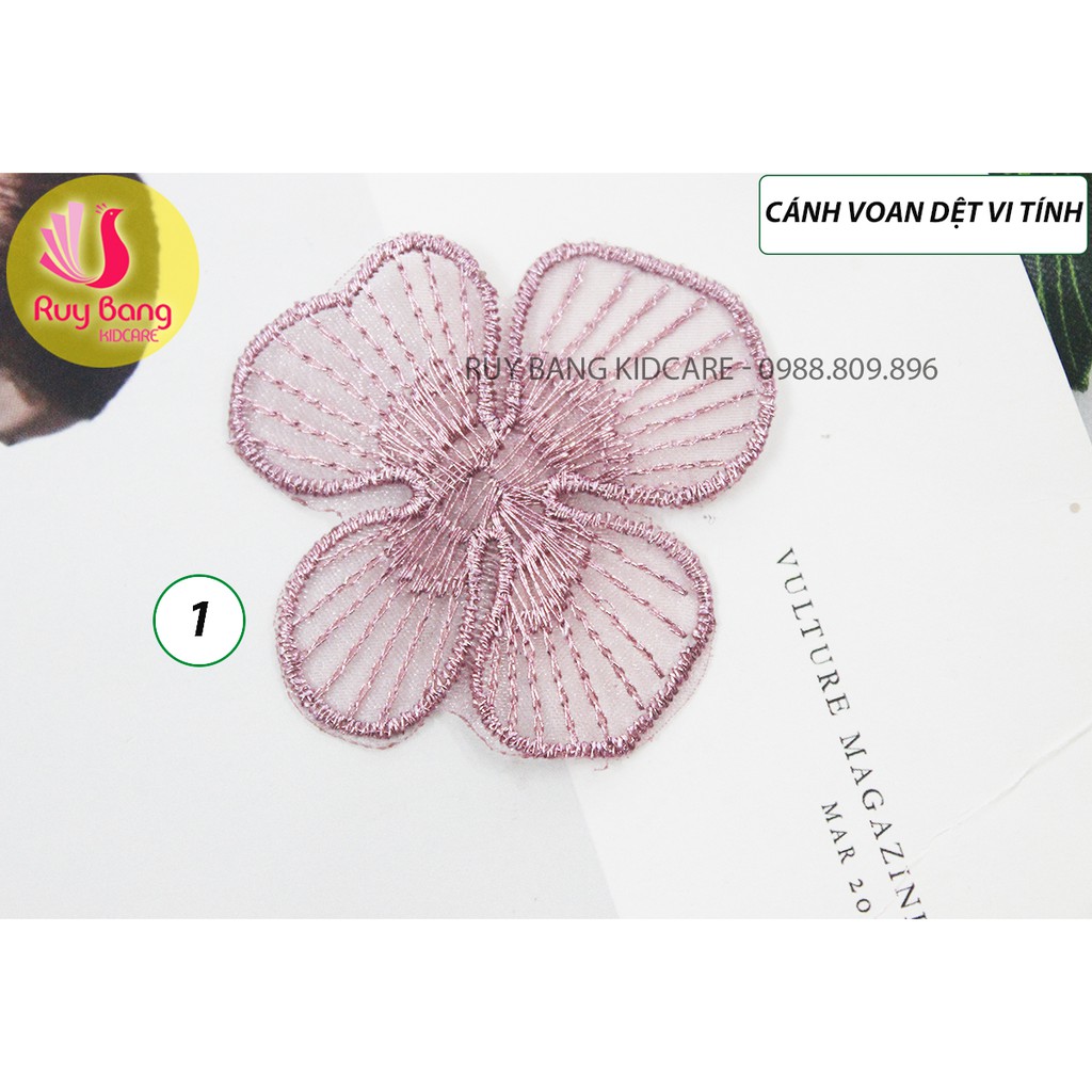 Cánh hoa-Cánh voan dệt vi tính