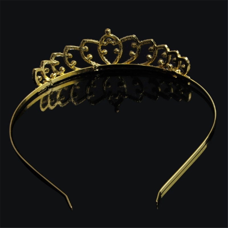 Vương Miện Đội Đầu Đính Đá Pha Lê Lấp Lánh Sang Trọng Cho Cô Dâu