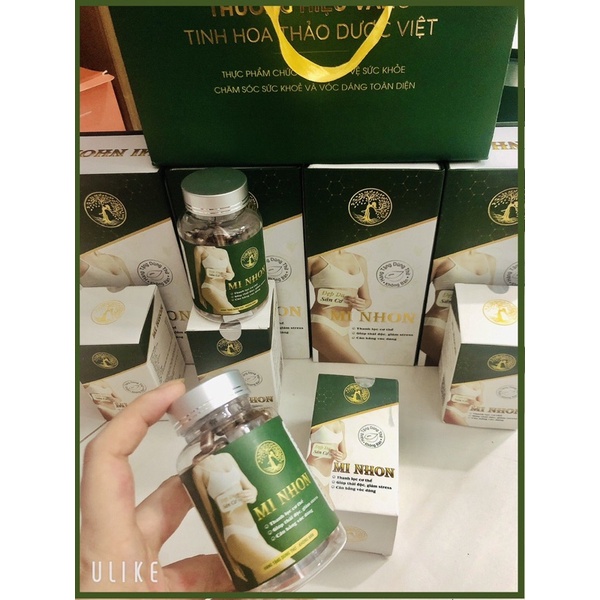 [ Deal sốc mua kèm slimvip ] Hộp 60 viên giảm cân Mi Nhon