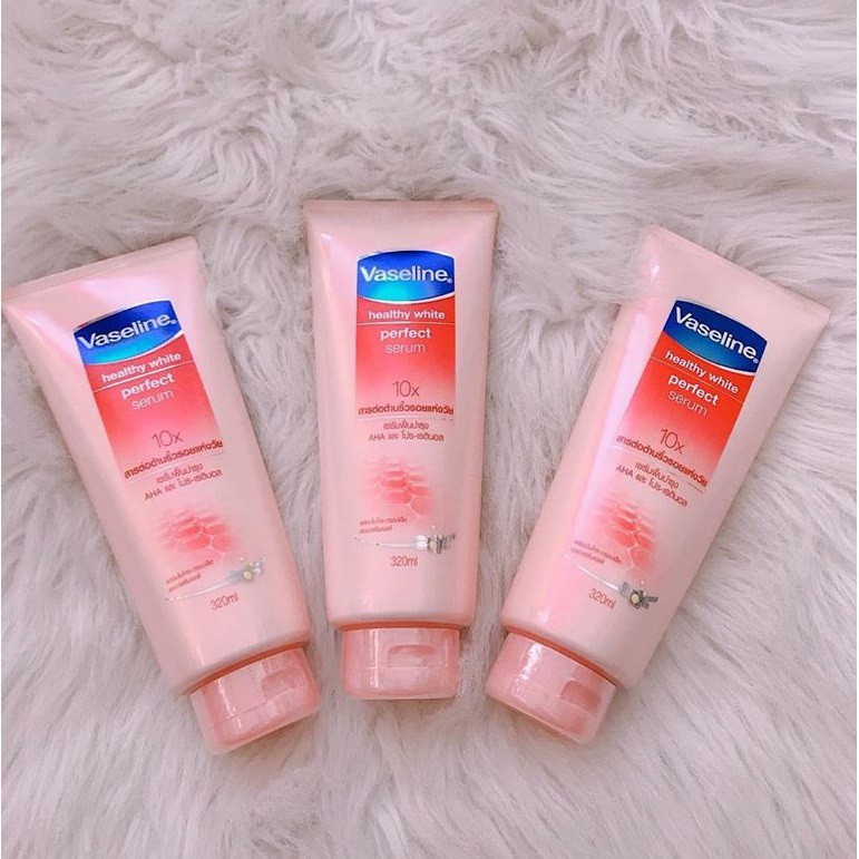 [Hàng Chuẩn] Sữa Dưỡng Thể Vaseline  Perfect Serum 10X- 320ml.