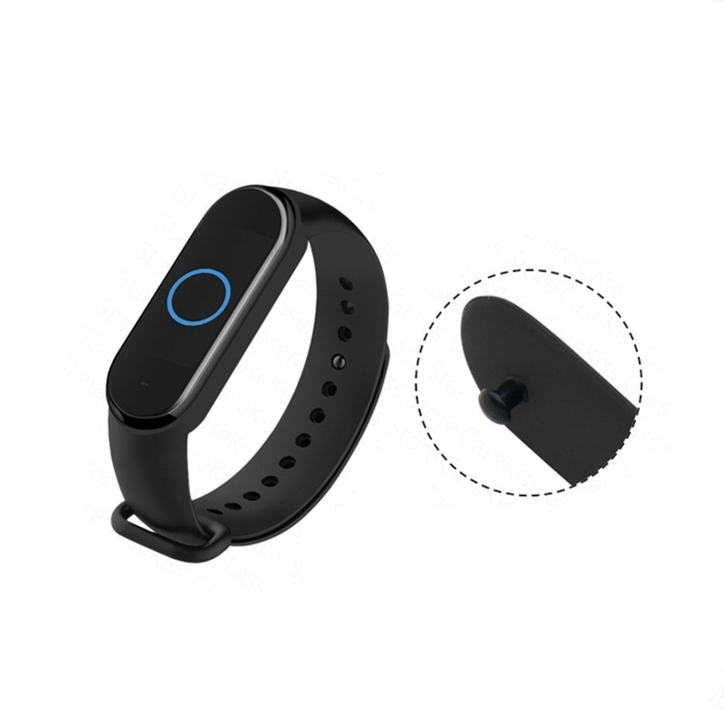 Dây Đeo Thay Thế Chất Liệu Silicon Màu Trơn Cho Mi Band 5