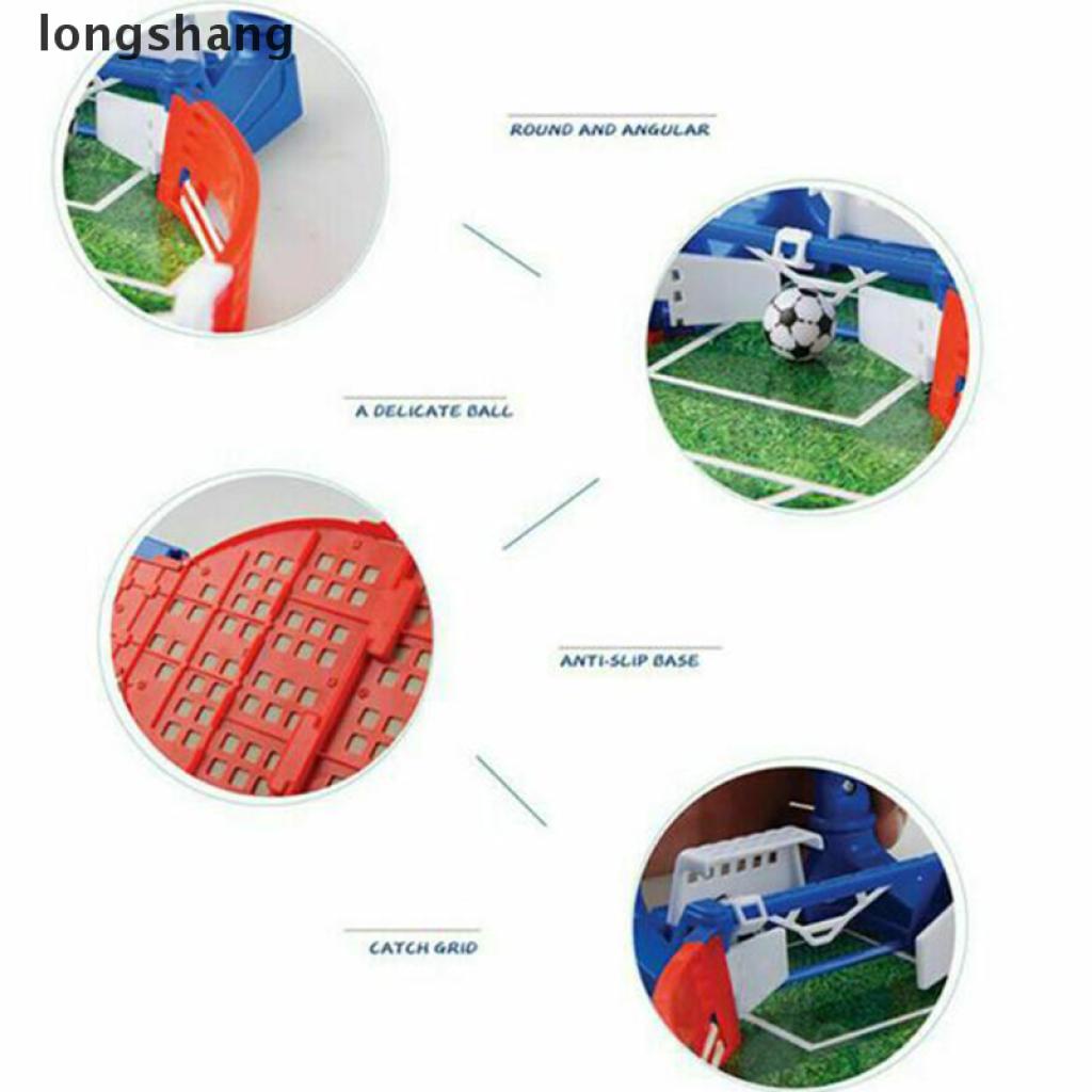 【long】 Mini Table Top Football Shoot Game Set Desktop Soccer Indoor Game Kids Toy Gifts .